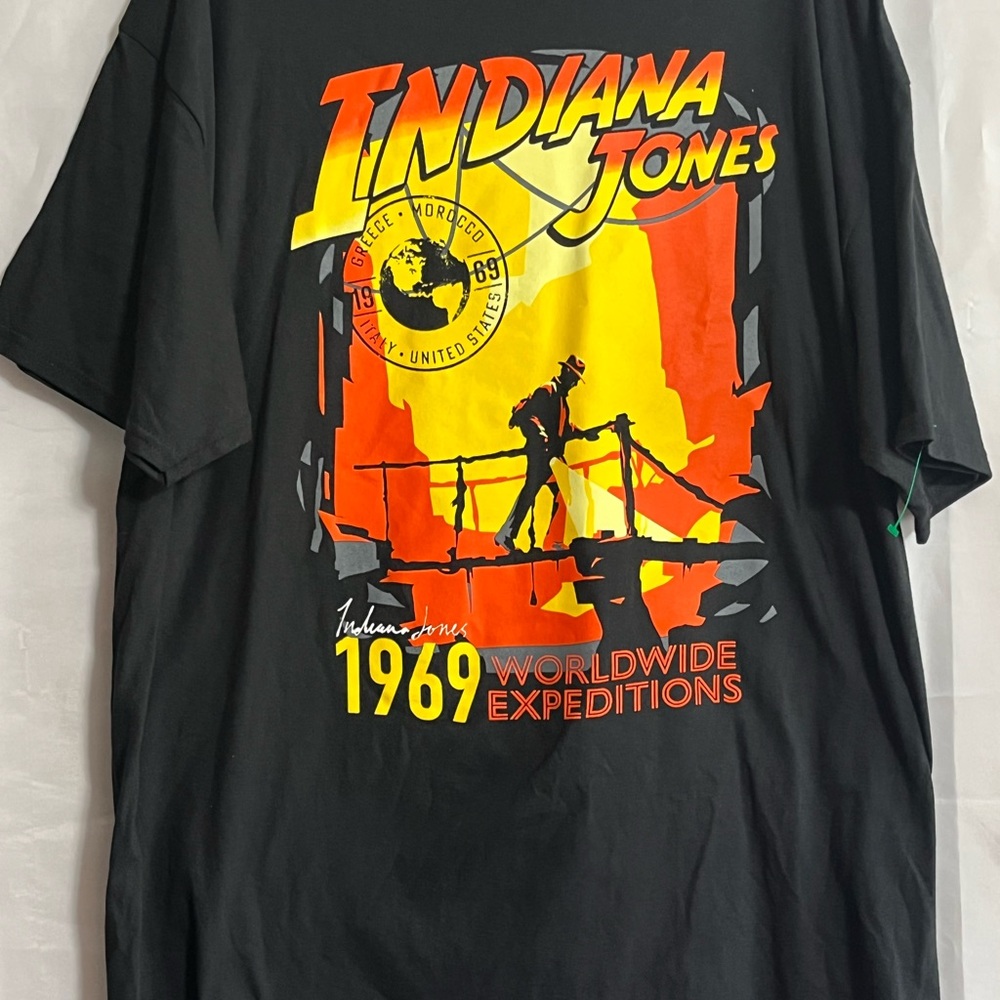 Indiana Jones Graphic Tee - Black